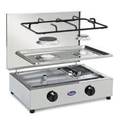 Parker® Fornello A Gas 2F Inox 7 Parker® Fornello A Gas 2F Inox -Negozio Campeggio Economico fornello a gas inox 200 2