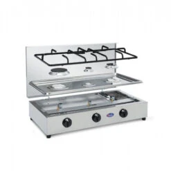 Parker® Fornello A Gas 3F Inox -Negozio Campeggio Economico fornello a gas inox 300 2