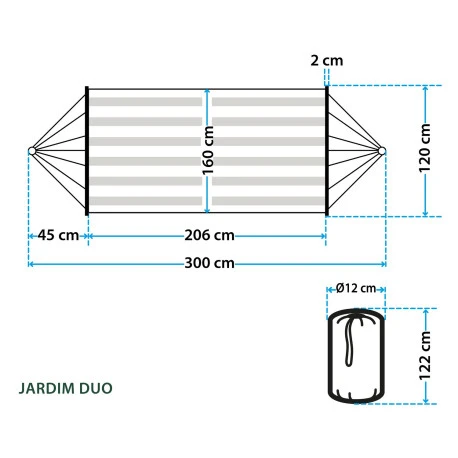 Amaca Brunner Jardim Duo 4 Amaca Brunner Jardim Duo - immagine 2