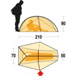 Tenda Ferrino Nemesi 1 -Negozio Campeggio Economico nemesi 1 1 2