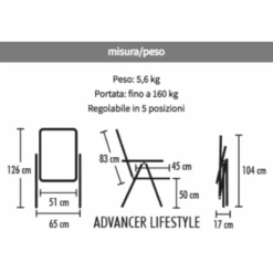 WESTFIELD Poltrona | Advancer Lifestyle -Negozio Campeggio Economico poltrona advancer lifestyle 2