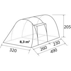 Nuove versioni -Negozio Campeggio Economico tenda arqus outdoor 5 1