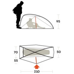 Tenda Ferrino Nemesi 1 PRO -Negozio Campeggio Economico tenda ferrino nemesi 1 pro leggera intuitiva struttura interna rapido montaggio hiker ciclismo 6