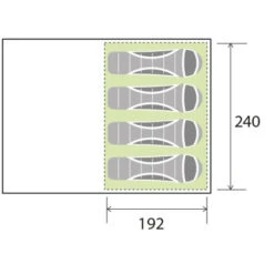 Tenda Brunner Lamar 4 -Negozio Campeggio Economico tenda lamar 4 3