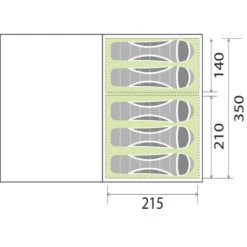 Tenda Brunner Paraiso 5/6 -Negozio Campeggio Economico tenda paraiso 8